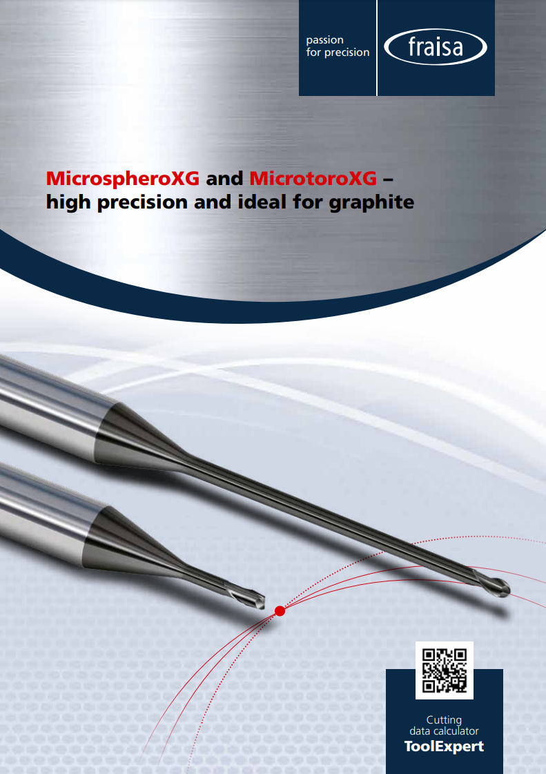 Micro-milling of graphite MicrospheroXG and MicrotoroXG