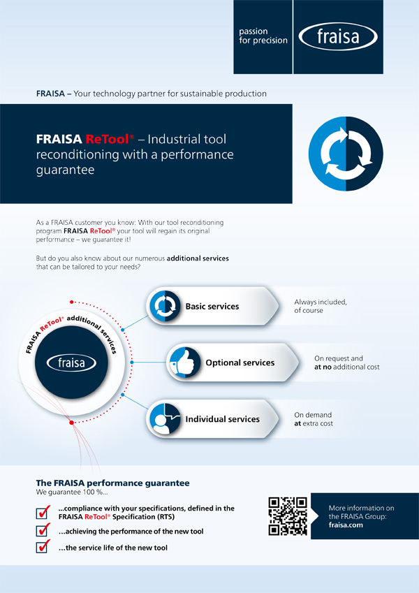 FRAISA ReTool® additional services