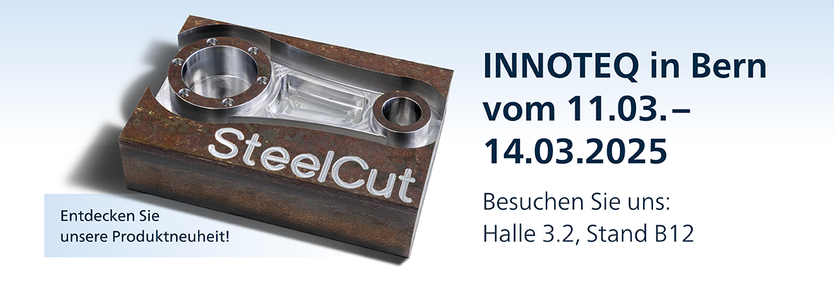 FRAISA auf der INNOTEQ 2025 in Bern, 11.-14. März 2025, Halle 3.2, Stand B12