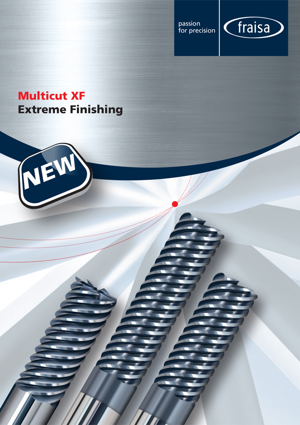 Finishing cutters for vibration-free surfaces in steel machining Multicut XF (US Version)