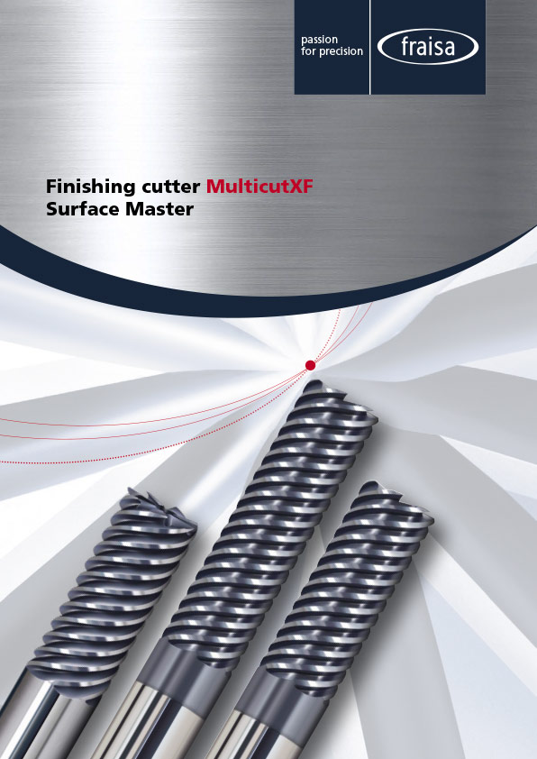 Finishing cutters for vibration-free surfaces in steel machining Multicut XF